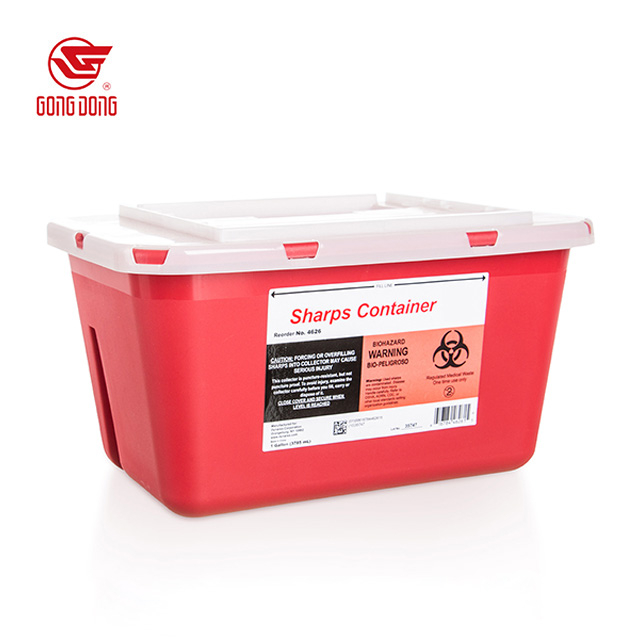 Déchets acésics en récipient rouge 1qt 2qt 5qt 1gal 2gal 6gal