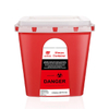 Déchets acésics en récipient rouge 1qt 2qt 5qt 1gal 2gal 6gal