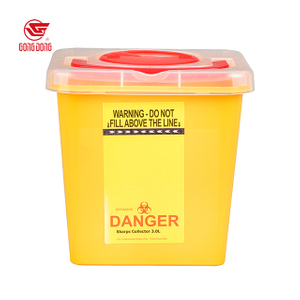 Déchet un récipient pointu Capeur rotatif jaune 1l 3l 5l 7l 13l