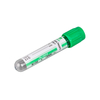 Tube de collecte de sang à vide jetable (héparine avec tube de gel séparateur)